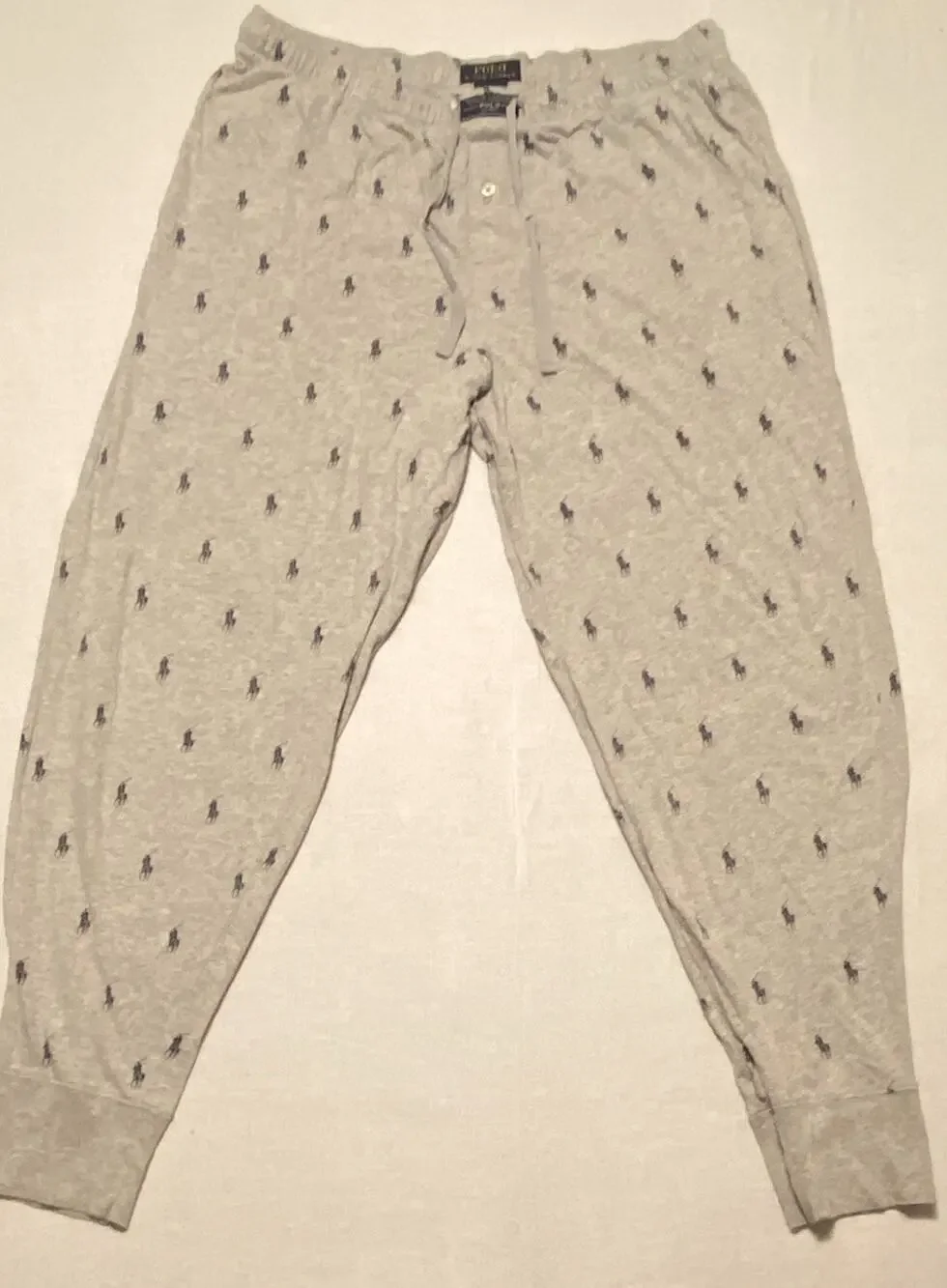 Polo Ralph Lauren Men's Gray Cotton Pajama Pants XL Regular Size Type